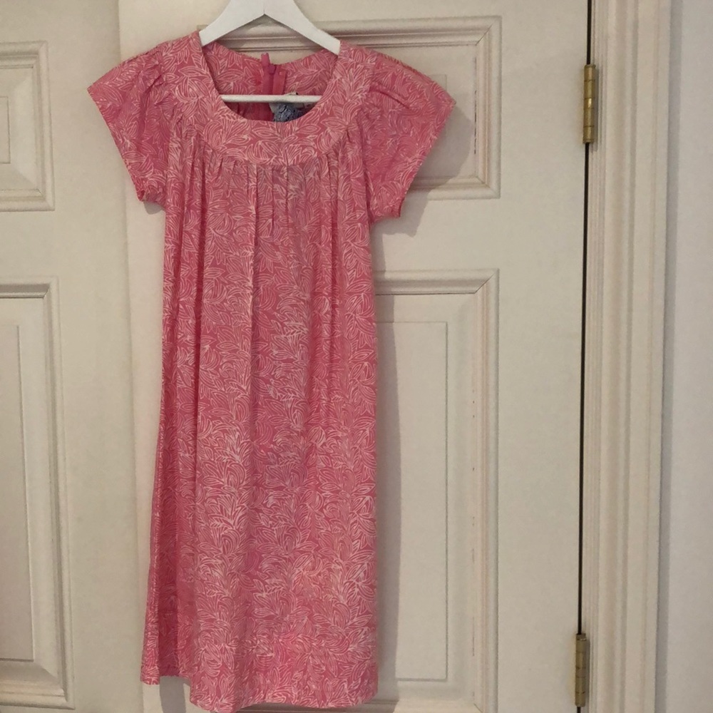 Pink and white Three Island dress